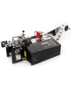 TBC55SK, Non-Adhesive Cutters, Printed Label Cutter automatically dispenses, measures, cuts, and stacks printed labels